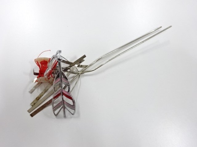 Japanese Kimono / Antique / Hair Accessories Metal
